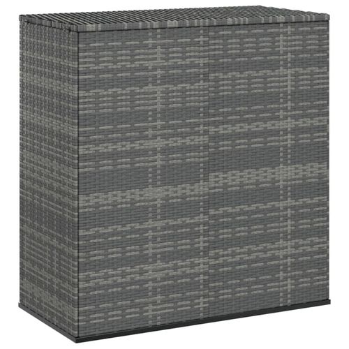Garten-Kissenbox Pe Rattan 100X49X103,5 Cm | Farbe: Grau | Größe: 100 x 49 x 103.5 cm