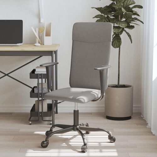 Bürostuhl Höhenverstellbar Stoff | Farbe: Dunkelgrau