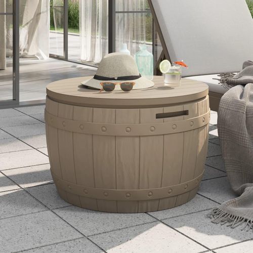 3-In-1 Gartenbox Polypropylen | Farbe: Hellbraun