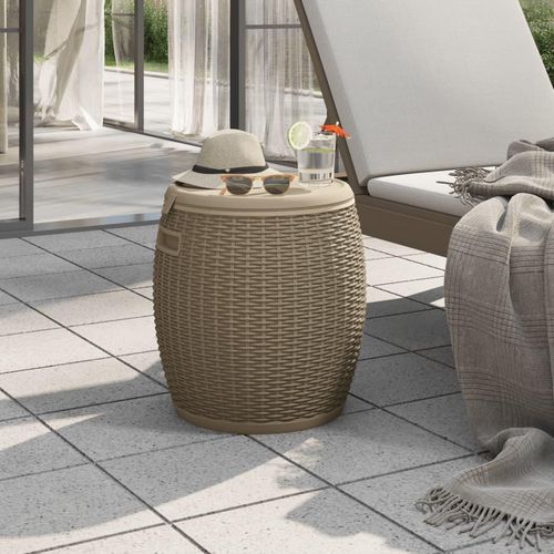 4-In-1 Gartenbox Polypropylen | Farbe: Hellbraun
