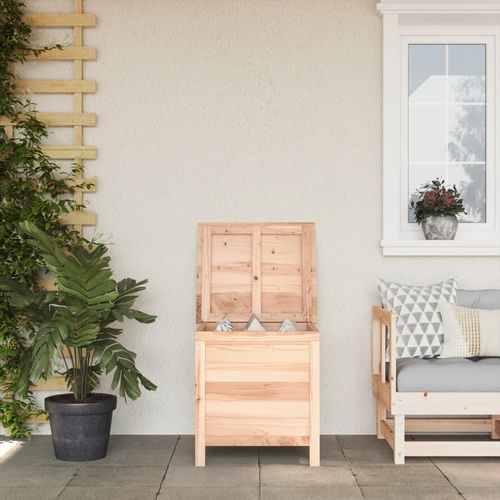 Gartentruhe 50X49X56,5 Cm Massivholz Tanne | Farbe: Natur | Größe: 50 x 49 x 56.5 cm