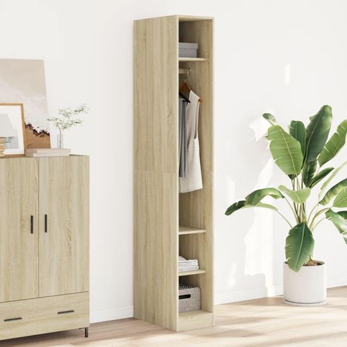 Kleiderschrank Sonoma-Eiche Holzwerkstoff Sonoma Eiche | Größe: 30 x 50 x 200 cm | Menge: 3 Einlegeböden