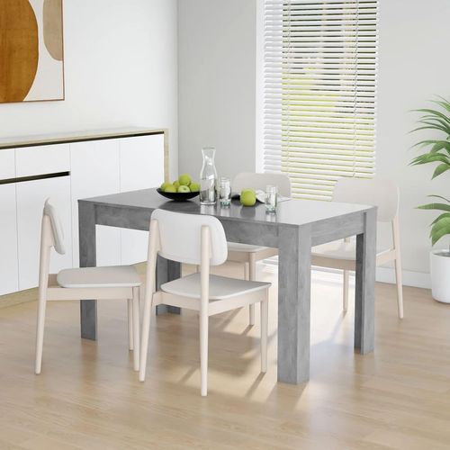 Esstisch -Optik 140X74,5X76 Cm Holzwerkstoff | Farbe: Betongrau