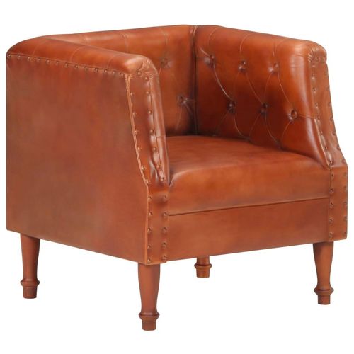 Sessel Echtleder | Farbe: Braun
