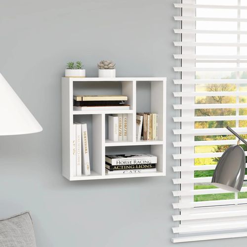 Wandregal -Optik 45X16X45 Cm Holzwerkstoff | Farbe: Weiß