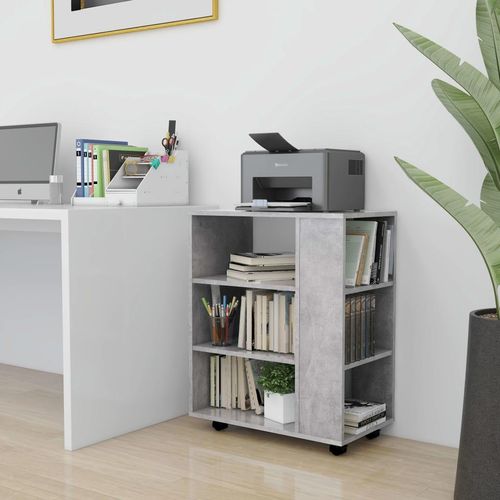 Rollcontainer -Optik 60X35X75 Cm Holzwerkstoff | Farbe: Betongrau