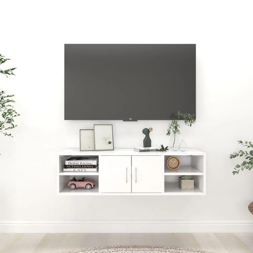 Wandregal 102X30X29 Cm Holzwerkstoff | Farbe: Weiß