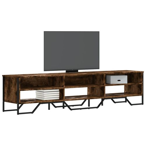 Tv-Schrank Holzwerkstoff | Farbe: Räuchereiche | Größe: 180 x 34 x 41 cm