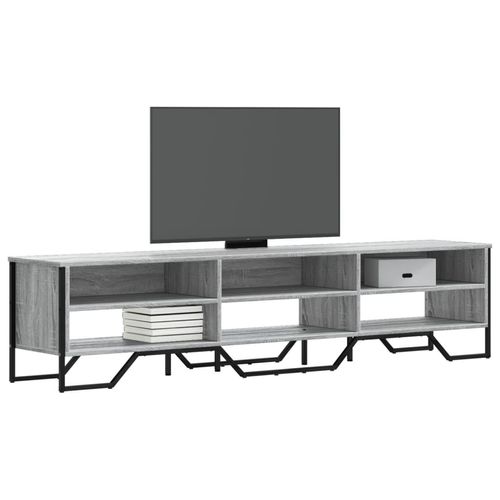 Tv-Schrank Holzwerkstoff | Farbe: Grau Sonoma | Größe: 180 x 34 x 41 cm