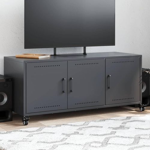 Tv-Schrank 100,5X39X43,5 Cm Stahl | Farbe: Anthrazit