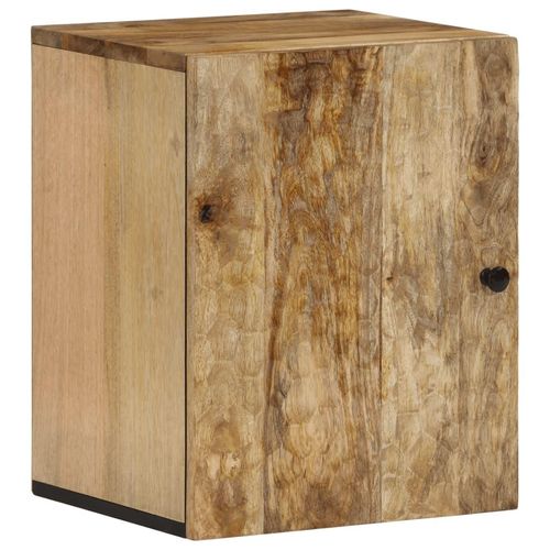 Bad-Wandschrank 38X33X48 Cm Massivholz Mango | Farbe: Hellbraun