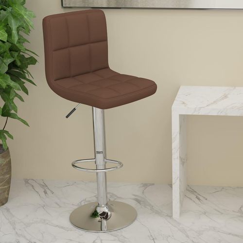 Barhocker 2 Stk. Stoff | Anzahl im Paket: 1 | Farbe: Braun