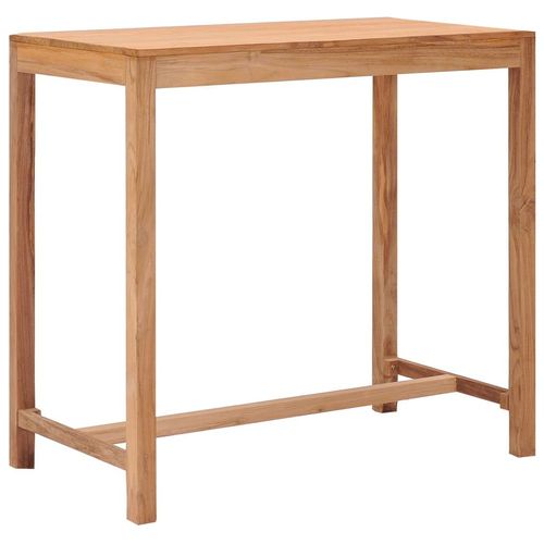 Outdoor-Bartisch 110X60X105 Massivholz Teak | Größe: 110 x 60 x 105 cm