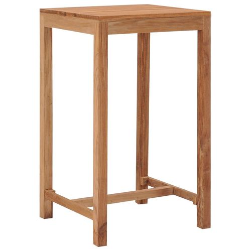 Outdoor-Bartisch 110X60X105 Massivholz Teak | Größe: 60 x 60 x 105 cm