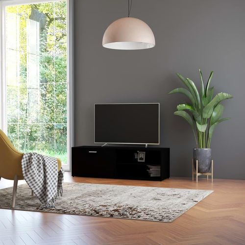Tv-Schrank 120X34X37 Cm Holzwerkstoff | Farbe: Schwarz