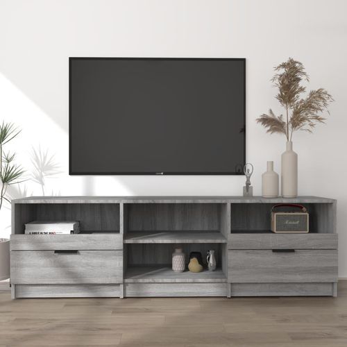 Tv-Schrank 150X33,5X45 Cm Holzwerkstoff | Farbe: Grau Sonoma