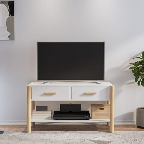 Tv-Schrank 82X38X45 Cm Holzwerkstoff | Farbe: Weiß