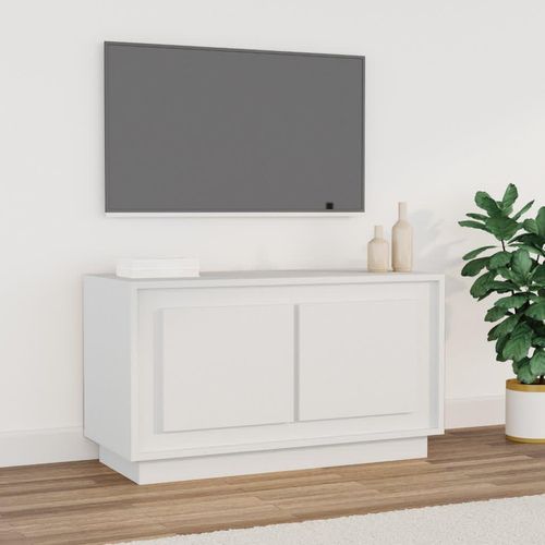 Tv-Schrank 80X35X45 Cm Holzwerkstoff | Farbe: Weiß