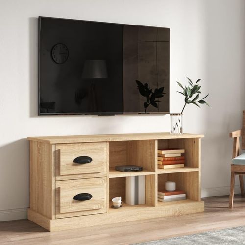 Tv-Schrank 73X35,5X47,5 Cm Holzwerkstoff | Breite: 102 cm | Farbe: Sonoma Eiche