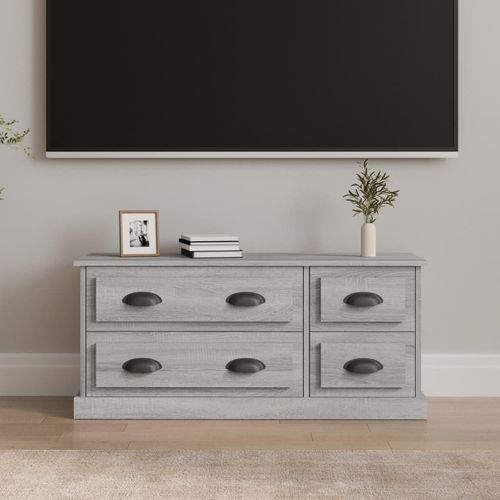 Tv-Schrank 100X35,5X45 Cm Holzwerkstoff | Farbe: Grau Sonoma