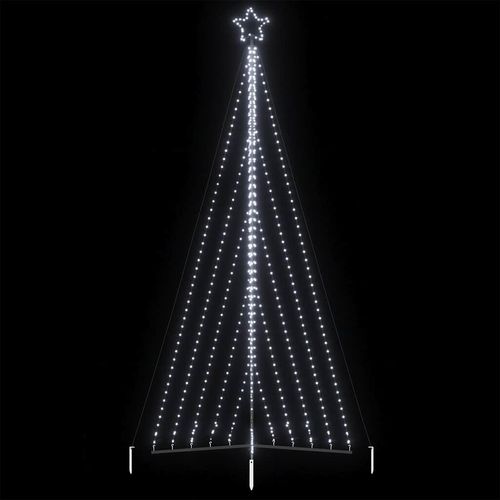 Led Weihnachtsbaum 339 Leds 187 Cm | Farbe: Kaltweiß | Größe: 400 cm