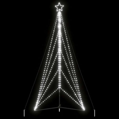 Led Weihnachtsbaum 861 Leds 478 Cm | Farbe: Kaltweiß | Größe: 400 cm