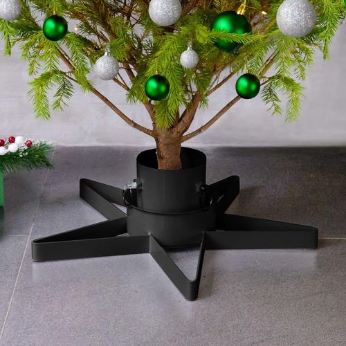 Christbaumständer 47X47X13,5 Cm | Farbe: Schwarz