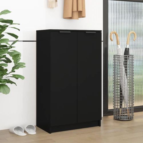 Schuhschrank Artisan-Eiche 59X35X100,5 Cm Holzwerkstoff | Farbe: Schwarz