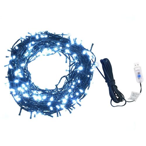 Lichterkette Mit 400 Leds 8 Lichteffekte | Farbe: Kaltweiß | Größe: 40 m
