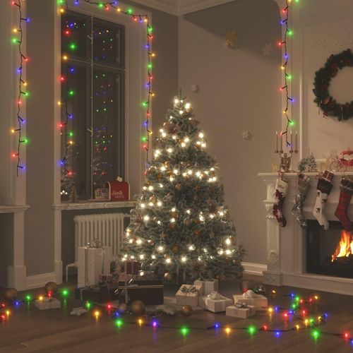 Lichterkette Mit 400 Leds 8 Lichteffekte | Farbe: Mehrfarbig | Größe: 60 m