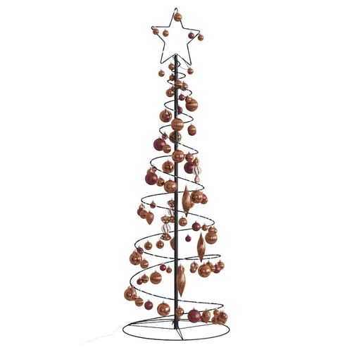 Led Weihnachtsbaum 100 Leds Warmweiß Braun