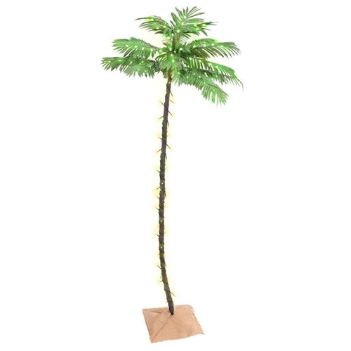 Künstliche Palme Led Warmweiß 72 Leds | Größe: 220 cm
