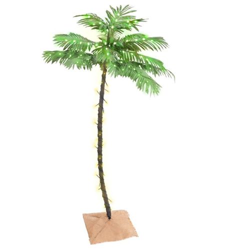 Künstliche Palme Led Warmweiß 72 Leds | Größe: 150 cm