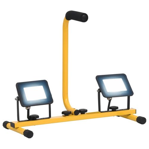 Led-Fluter Mit Handgriff | Anzahl der Birne: 2 x 20 w | Farbe: Kaltweiß