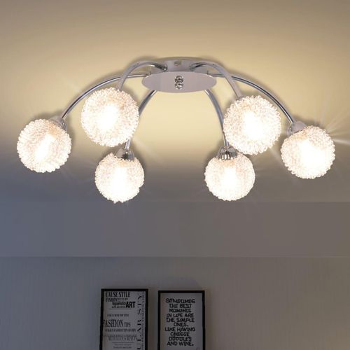Deckenleuchte Mit 6 Led-Glühlampen G9 240 W