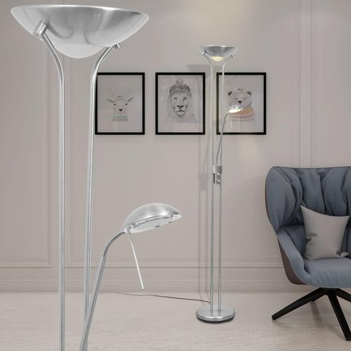 Stehleuchte Dimmbar Led 23 W | Farbe: Silber
