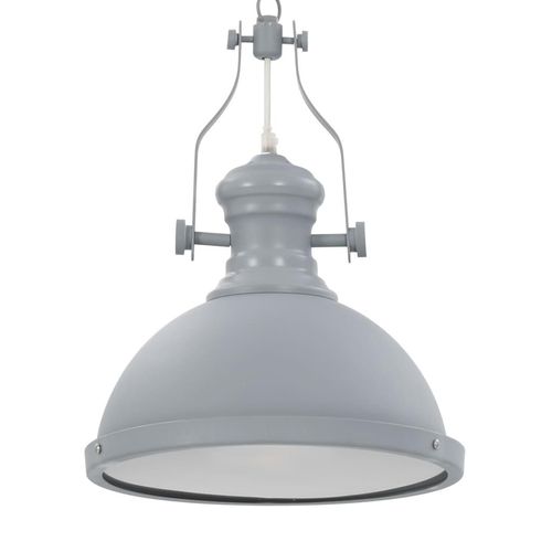 Deckenleuchte Rund E27 | Farbe: Grau