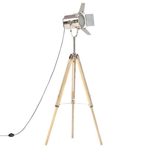 Stehleuchte Dreibein Massivholz Mango 140 Cm