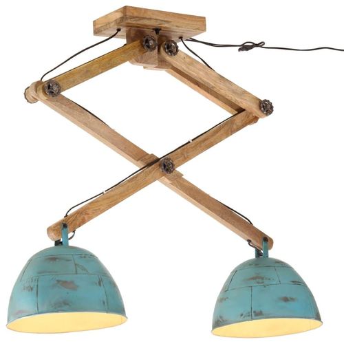 Deckenleuchte 25 W Vintage N 29X18X85 Cm E27 | Farbe: Blau