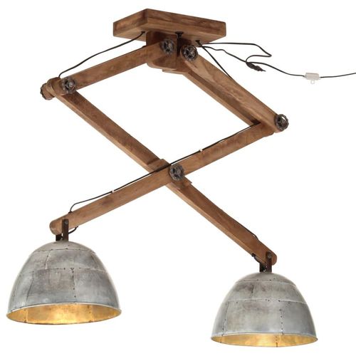 Deckenleuchte 25 W Vintage N 29X18X85 Cm E27 | Farbe: Silber