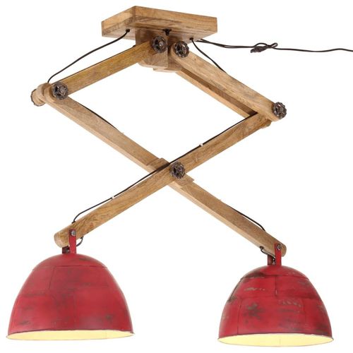 Deckenleuchte 25 W Vintage N 29X18X85 Cm E27 | Farbe: Rot