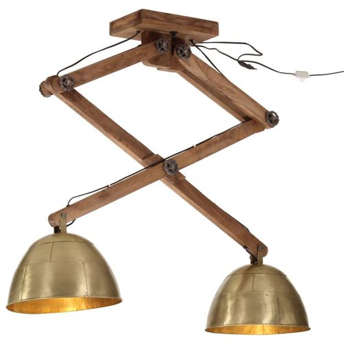 Deckenleuchte 25 W Vintage N 29X18X85 Cm E27 | Farbe: Messing