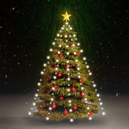 Weihnachtsbaum-Lichternetz Mit 150 Leds | Farbe: Kaltweiß | Größe: 150 cm
