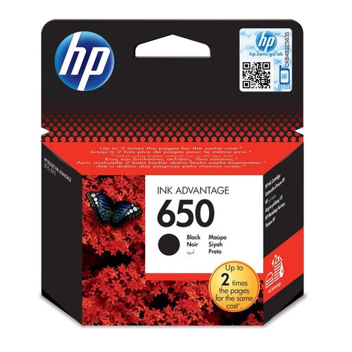 Original HP DeskJet Ink Advantage 2640 Series (CZ101AE / 650) Druckerpatrone Schwarz