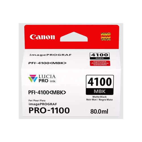 Original Canon 6776C001 / PFI-4100MBK Druckerpatrone Matt Schwarz
