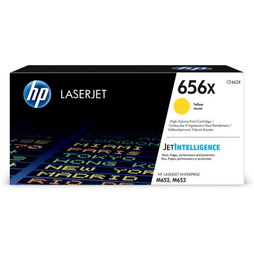 Original HP Color LaserJet Enterprise M 652 dn (CF462X / 656X) Toner Gelb