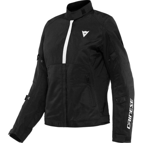 Dainese Risoluta Air Tex Damen Motorrad Textiljacke, schwarz/weiß, 44
