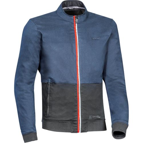 Ixon Fulham Motorrad Textiljacke Farbe: Dunkelblau/Schwarz, Grösse: XL