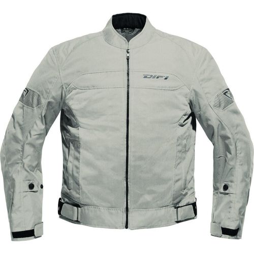 DIFI Ibiza Air Motorrad Textiljacke, hellgrau, L
