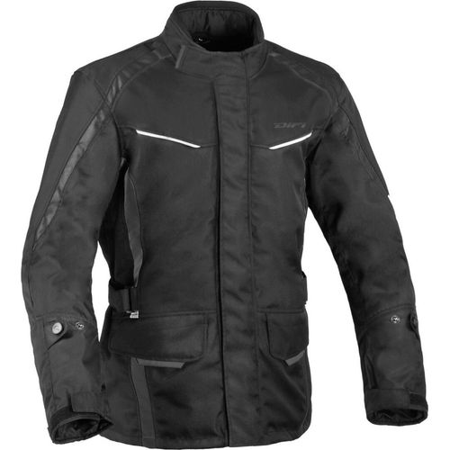 DIFI Cage Aerotex wasserdichte Kinder Motorrad Textiljacke, schwarz, 140